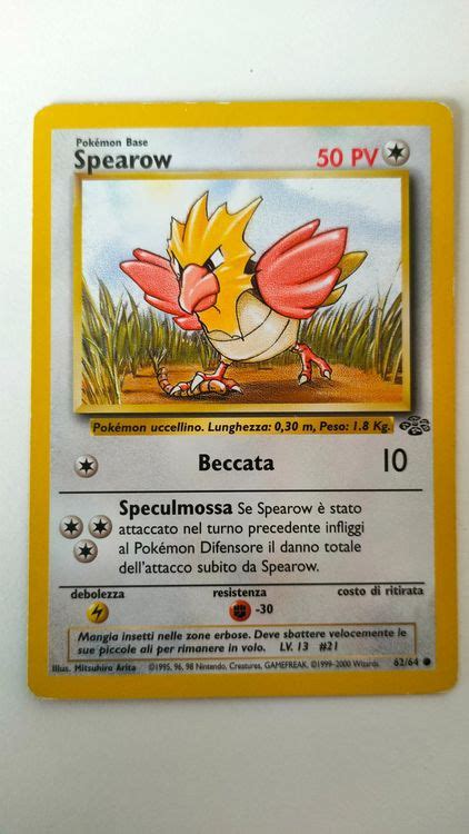 Spearow Pokemon Dschungel Kaufen Auf Ricardo