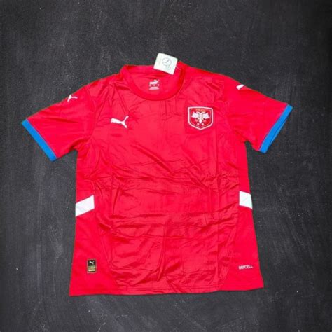 Jual Jersey Bola Medioker Serbia Home Piala Eropa Grade Ori Import