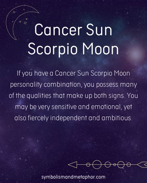 12 Cancer Sun Scorpio Moon Personality Traits