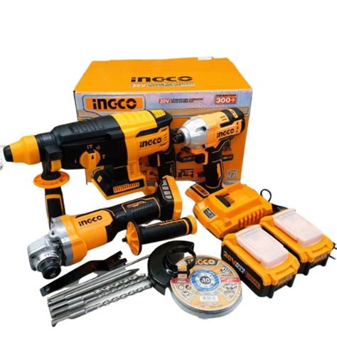 Ingco Combo Offer Cosli Rotary Hammer Angle Grinder Impact