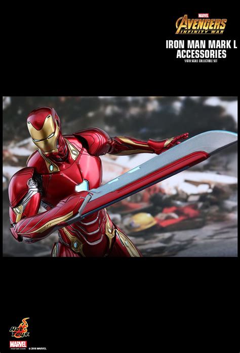 Avengers Infinity War Iron Man Mark L Accesories Hot Toys