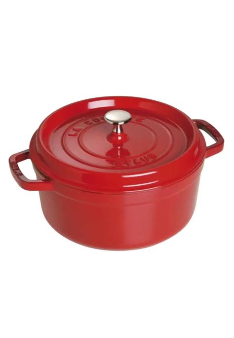 Staub Staub Cast Iron 26cm Round Cocotte Cherry Red 2025 Buy Staub