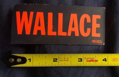 George Wallace Presidental Bumper Sticker 19681972 Small 4” X 1 34