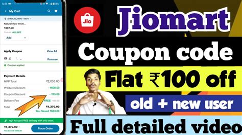 Jiomart Coupon Code Jiomart Get Flat 100 Off Jiomart Today Coupon