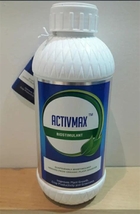 Liquid Biostimulant Active Max Organic Fertilizer Bottle 500 Ml At