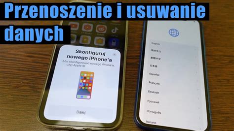 iPhone jak przenieść dane na nowy telefon oraz jak usunąć dane z