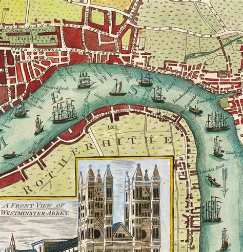 Old Map of London Map 1800 Vintage Map of London Vintage - Etsy | Old ...