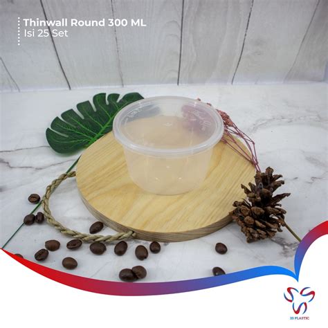 Jual Thinwall Round Ml Tempat Makan Bulat Mangkok Plastik