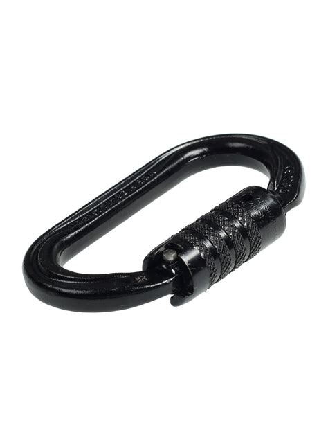 Carabină Petzl Oxan Triact Lock black