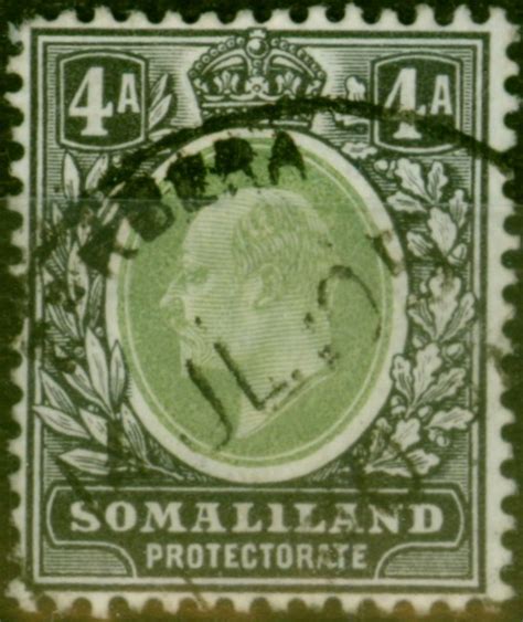 Somaliland A Green Black Sg Fine Used Empirephilatelists