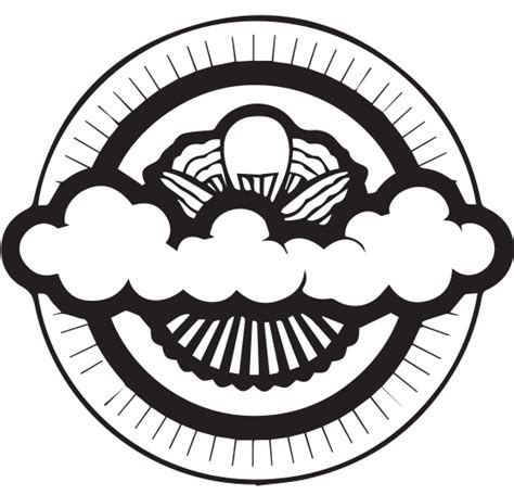 Hand Drawn Vintage Cloud Logo In Flat Style Isolated On Background 素材