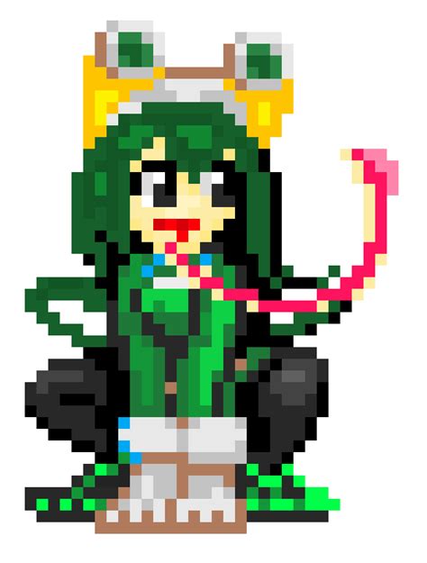 Tsuyu Asui Pixel Art 4 By Nikkomarston On Deviantart