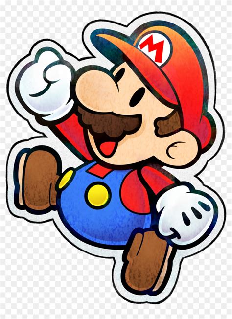 Mario Paleomario Mario Luigi Paper Jam Bros Free Transparent