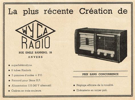 radiocollectionbe publicites wyca