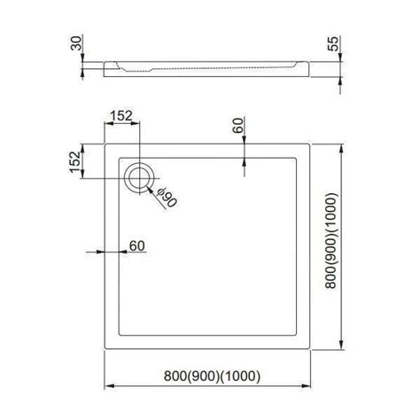 Aquaform Vico Cadita Dus Patrata Slim 80 X 80 Cm La Pretul De 528