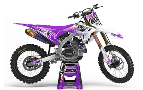 KIT DECO PERSO SHIFT VIOLETTA Honda Supermotard Moto Cross