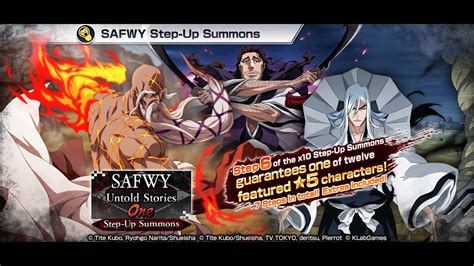 Bleach Brave Soul Safwy Untold Stories One Summon Youtube