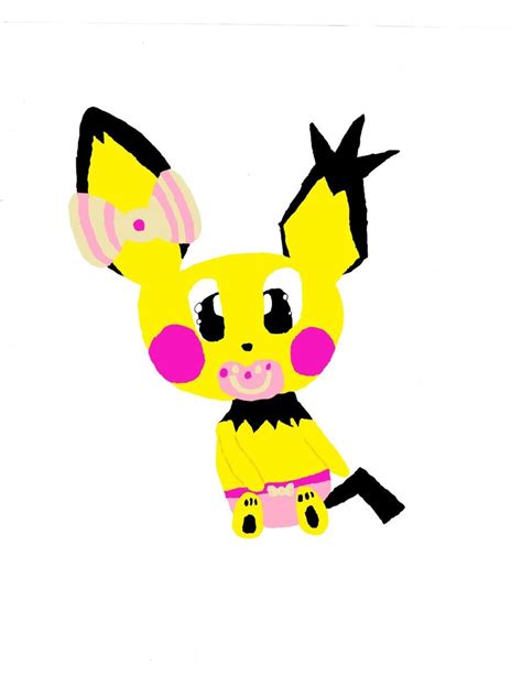 Baby Pichu By Meowlove24 On Deviantart