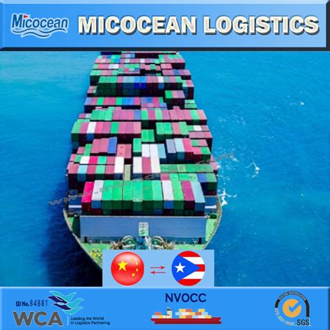 Fcl Lcl International Logistics Shipping Agent From China To Puerto