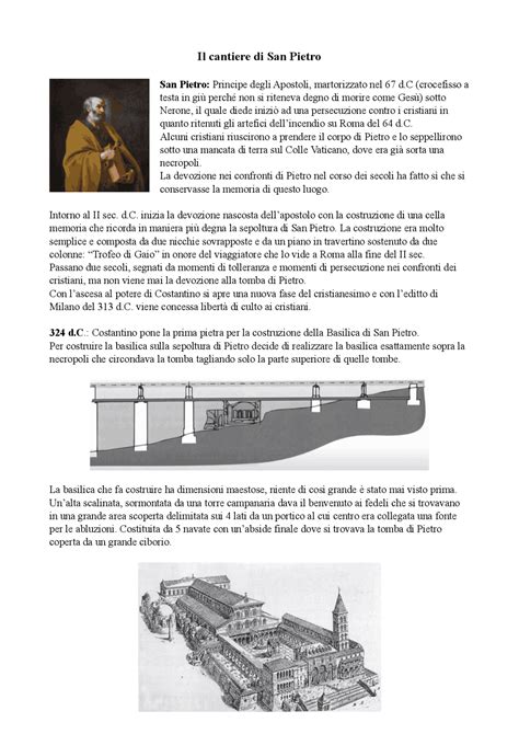 La Costruzione Della Basilica Di San Pietro Storia E Architettura