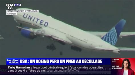 Tats Unis Un Boeing Perd Une Roue Au D Collage