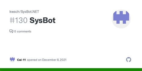 SysBot Issue 130 Kwsch SysBot NET GitHub