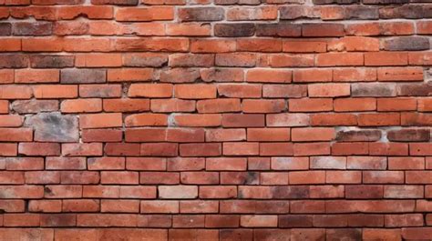 Wide Panorama Of A Black Brick Wall Pattern Texture Background Brick