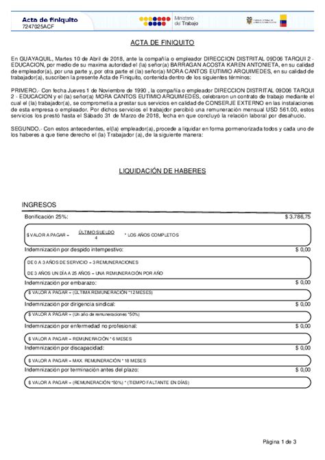 Requisitos Para Consignar Actas De Finiquito En Ecuador2023 Hot Sex