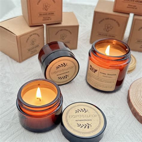 Scented Candle Souvenir Gift Wedding Soy Aromatherapy Candles Bath Body