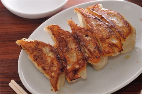 Pan Fried Dumpling Stock Image Image Of Chinese Cuisine