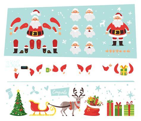 Another One Santa For Animation Decorative Illustrations Creative