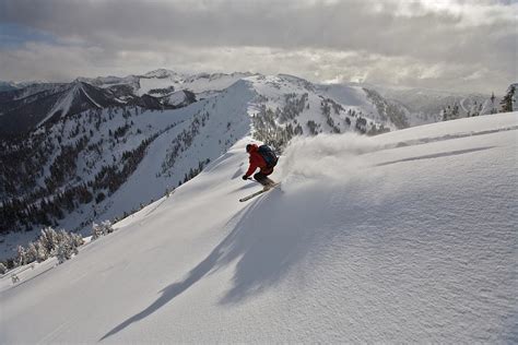 Man Skiing Valhalla Mountain Touring Photograph By Whit Richardson