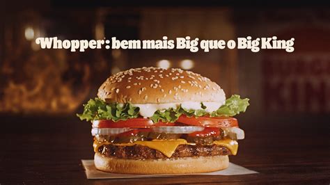 Burger King cria anúncio que tira sarro do tamanho do seu sanduíche Big