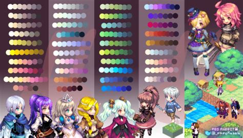 My Pixels Color Palette Pixel Art Tutorial Digital Art Tutorial