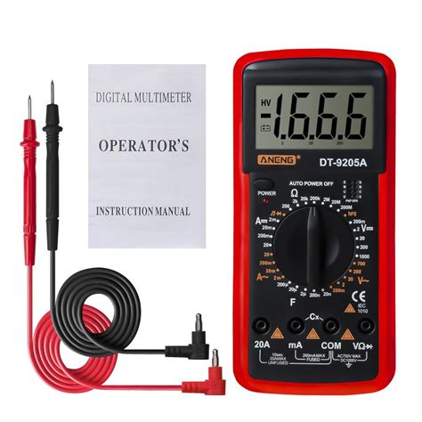 Aneng Dt A Digital Multimeter Profesional Transistor Tester