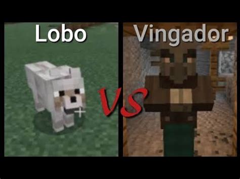 Minecraft Uma Batalha De Gigantes Lobo VS Vingador YouTube