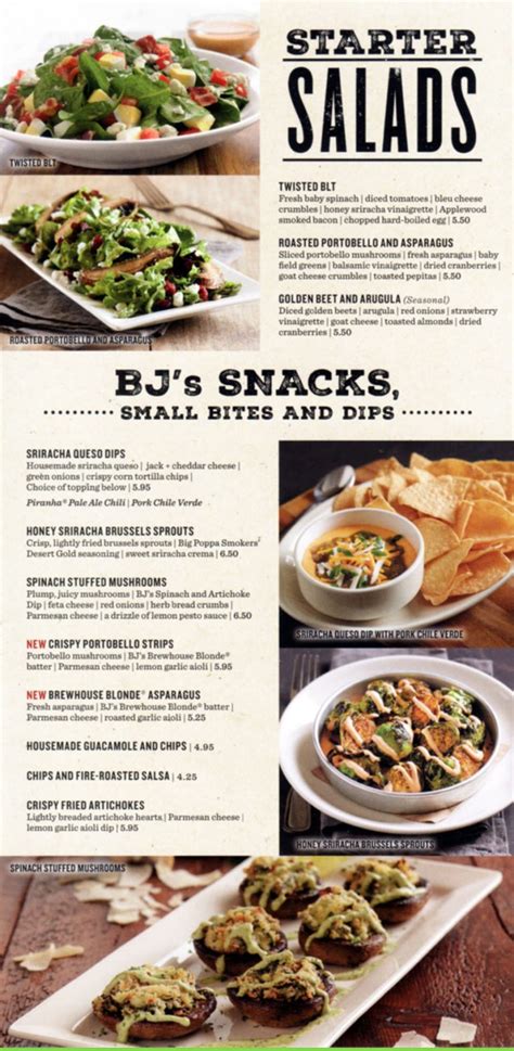 Bjs Menu Oc Restaurant Guides