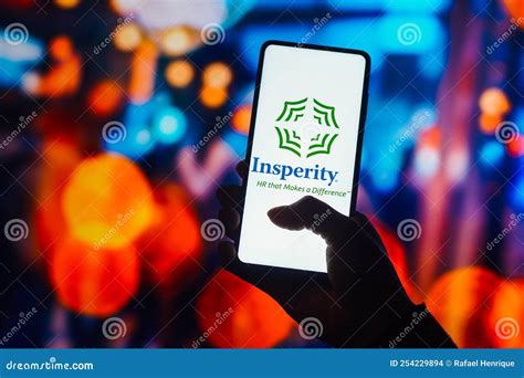 August 22 2022 Brazil In This Photo Illustration The Insperity Logo