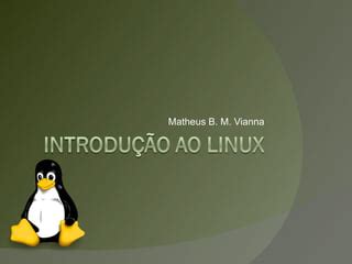 Introdução ao Linux Aula 01 PPT