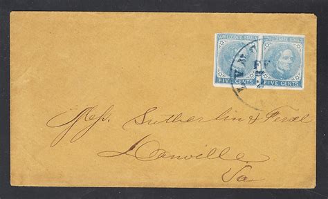 U S Confederate Cover Champion Stamp