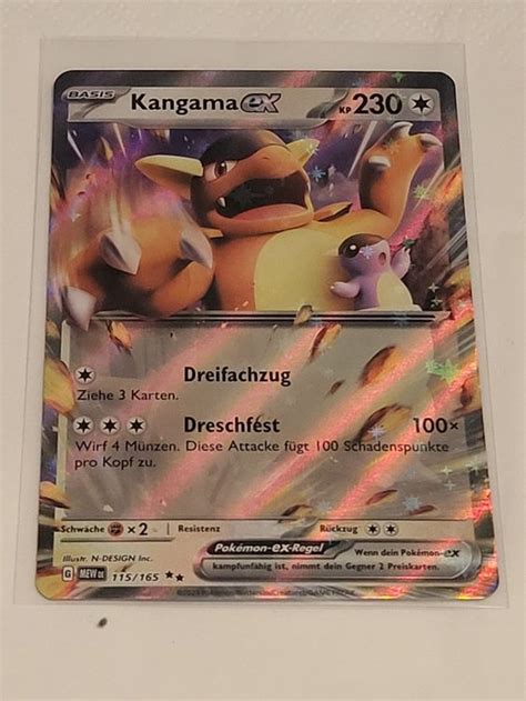 Pokemon Serie 151 Kangama Ex NEU Kaufen Auf Ricardo