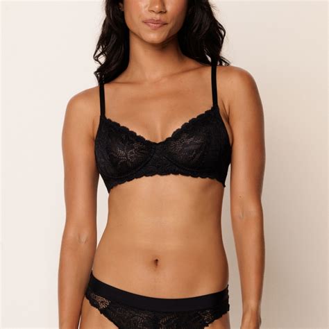 Suti Cobertura Total Renda Lia Preto Jescri Lingerie De Qualidade