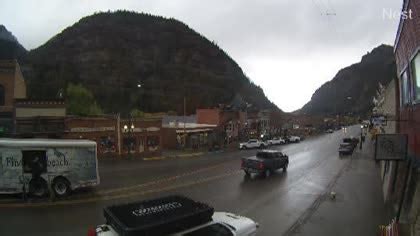 Ouray Ouray Hot Springs Main Street Colorado Usa Webcams