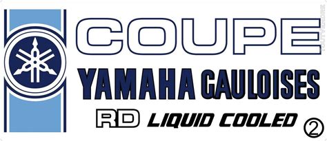 Yamaha RD350LC Coupe YAMAHA Kit Déco Sticker Beugnies 59216