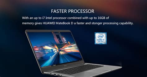 Huawei Matebook D Laptop Gb Gb Silver