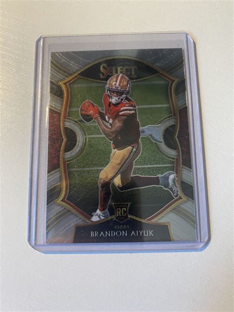 Panini Select Brandon Aiyuk Concourse Level Rookie Card Rc Sf