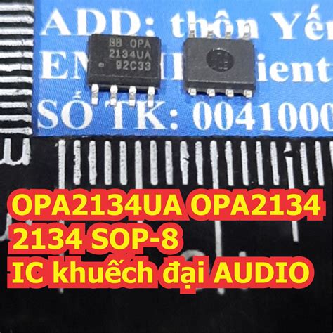 2 con OPA2134UA OPA2134 2134 SOP 8 IC khuếch đại AUDIO kde6713 Shopee