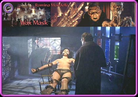 Naked Romina Mondello In The Wax Mask