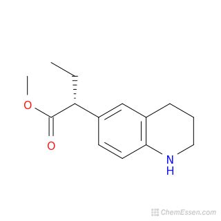 Methyl 2 1 2 3 4 Tetrahydroquinolin 6 Yl Butanoate Structure