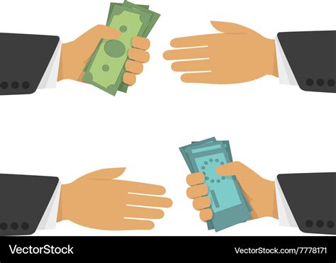 Money Exchange Royalty Free Vector Image VectorStock